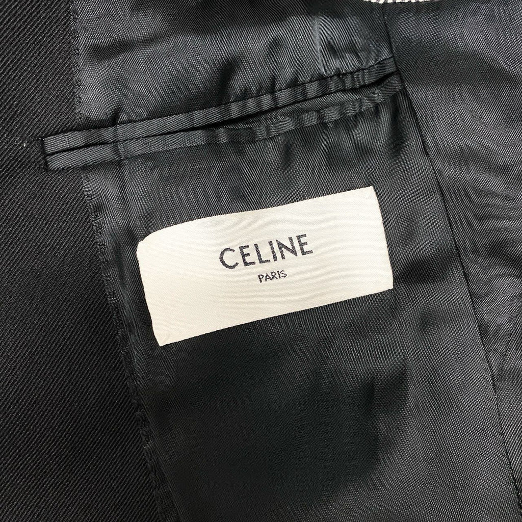 CELINE 2D Short Jacket in Diagonal Wool — Size 34 (2V687092D)