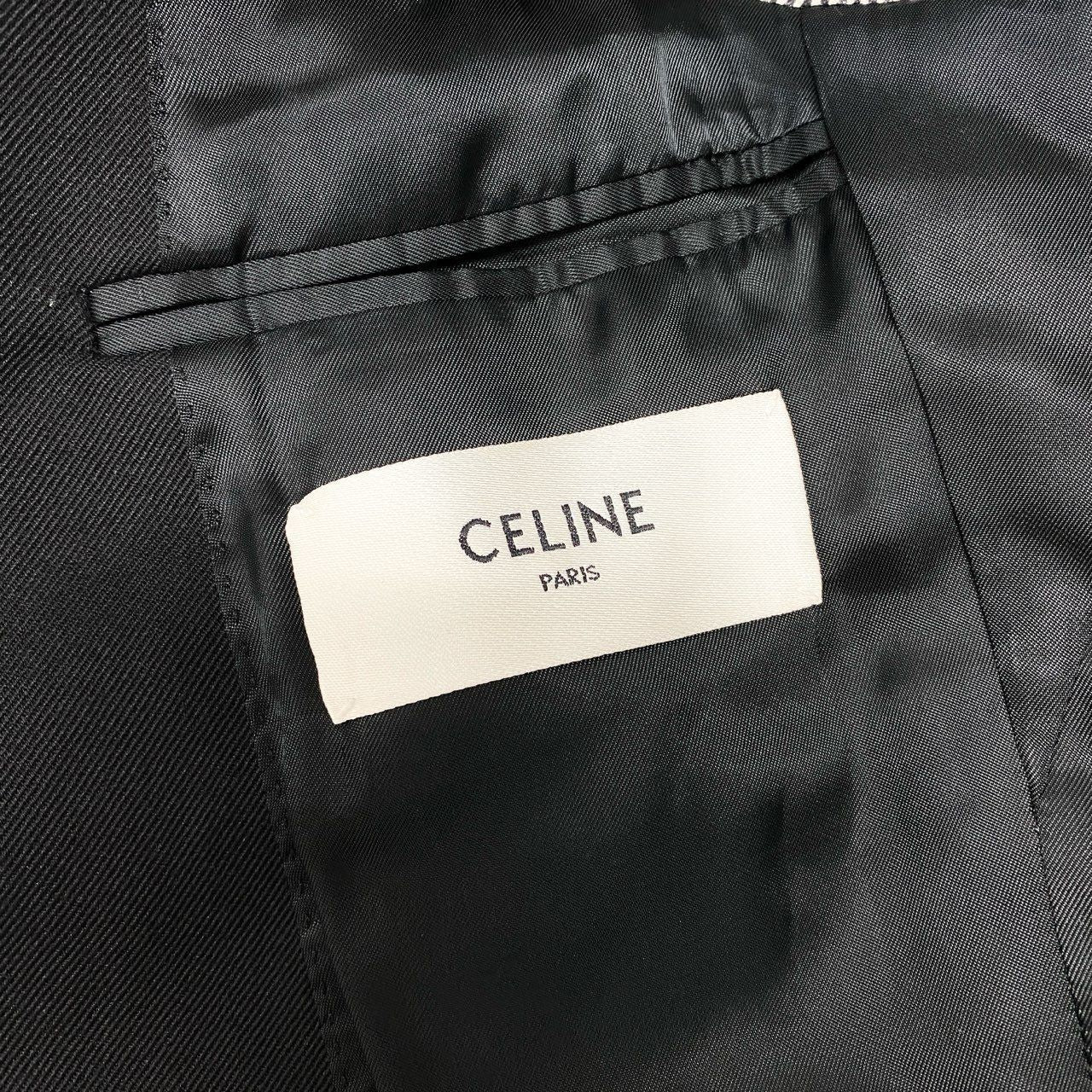 CELINE 2D Short Jacket in Diagonal Wool — Size 34 (2V687092D)
