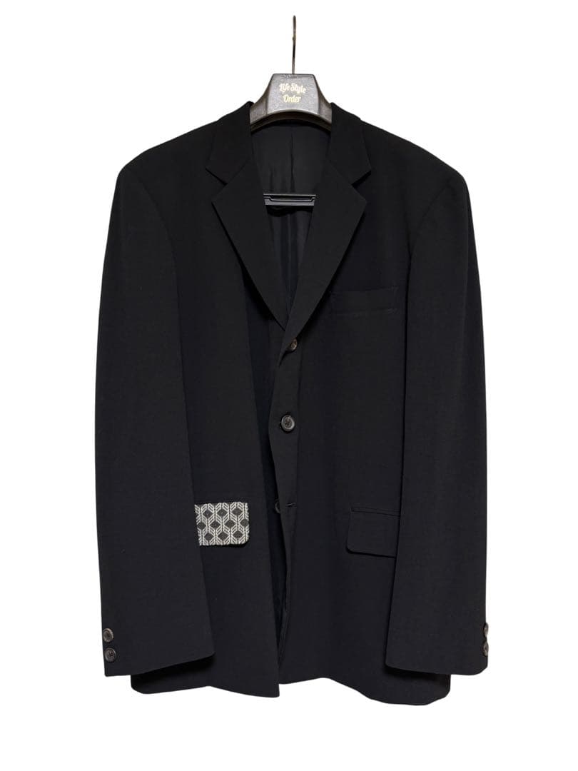 Yohji Yamamoto Pour Homme 1995SS Sashiko Geometric Jacket — Size M