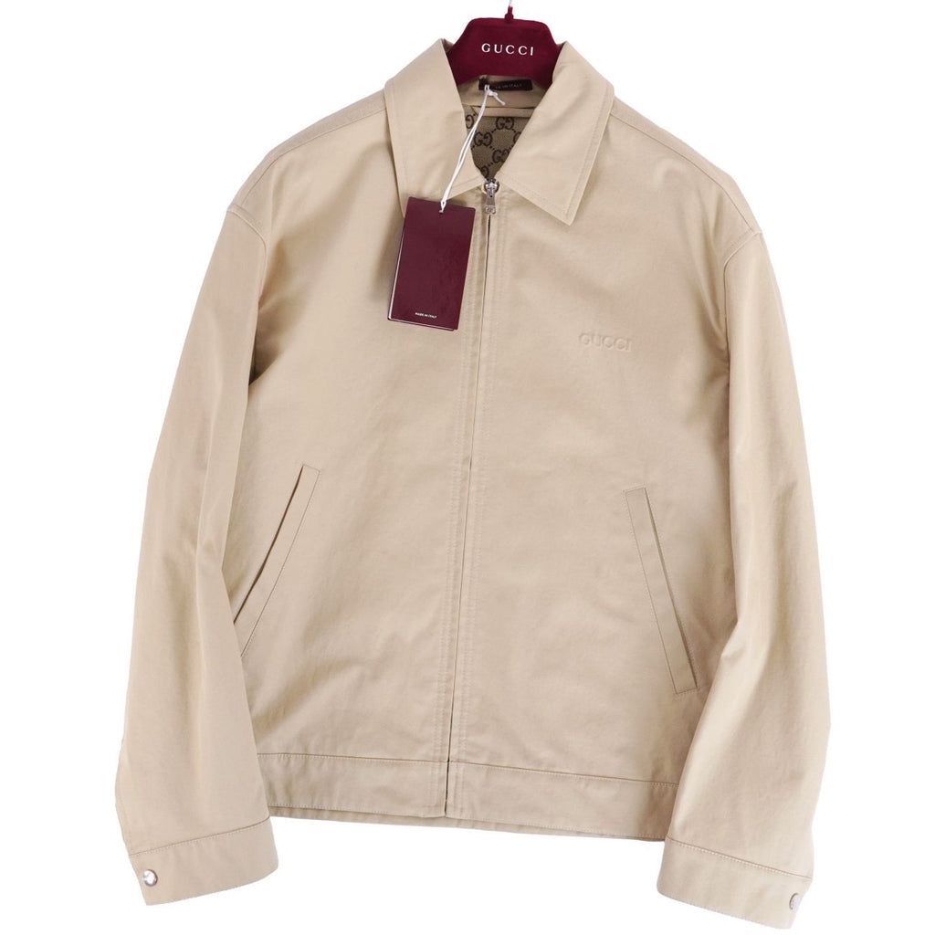 GUCCI 24SS Zip Blouson Jacket — Size 50 (784180)