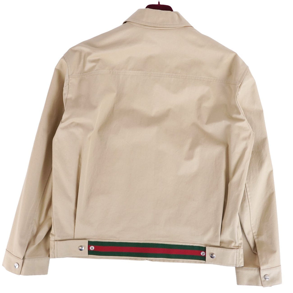 GUCCI 24SS Zip Blouson Jacket — Size 50 (784180)