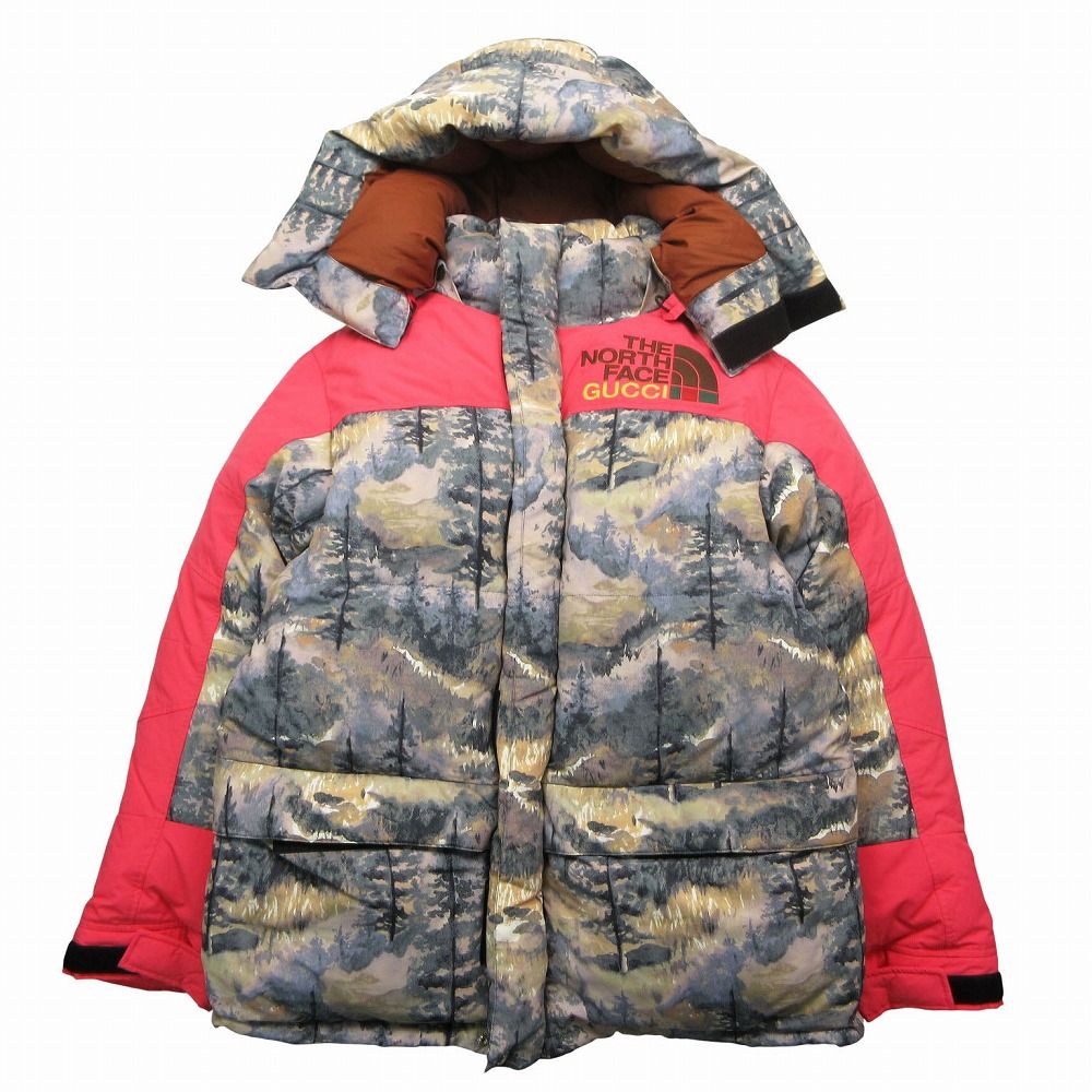 GUCCI × The North Face Forest Print Down Jacket — Size M (663895)