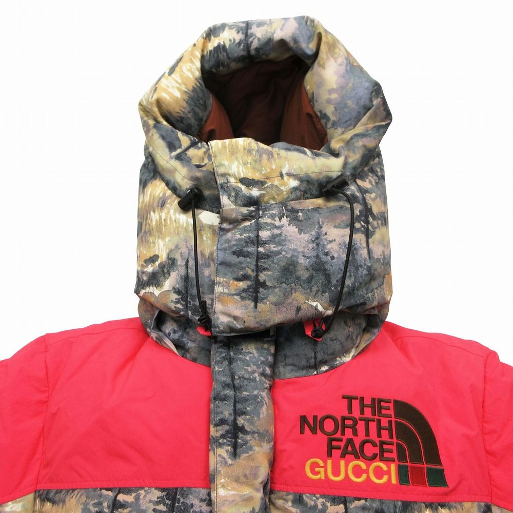 GUCCI × The North Face Forest Print Down Jacket — Size M (663895)