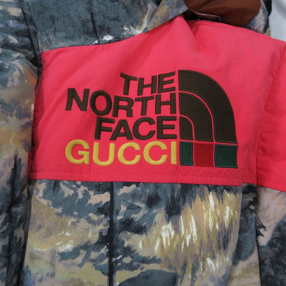 GUCCI × The North Face Forest Print Down Jacket — Size M (663895)