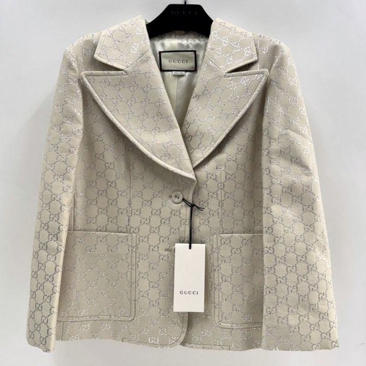 GUCCI Interlocking G Tailored Jacket — Size 44 (623766)