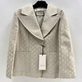 GUCCI Interlocking G Tailored Jacket — Size 44 (623766)