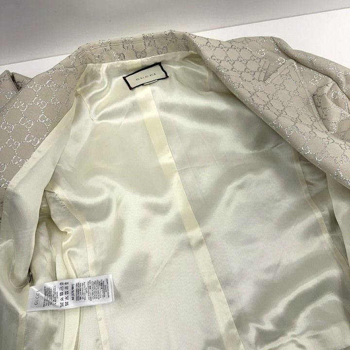 GUCCI Interlocking G Tailored Jacket — Size 44 (623766)