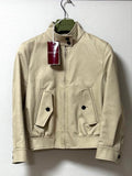 NWT GUCCI Embossed Cotton Deck Bomber Jacket — Size 42