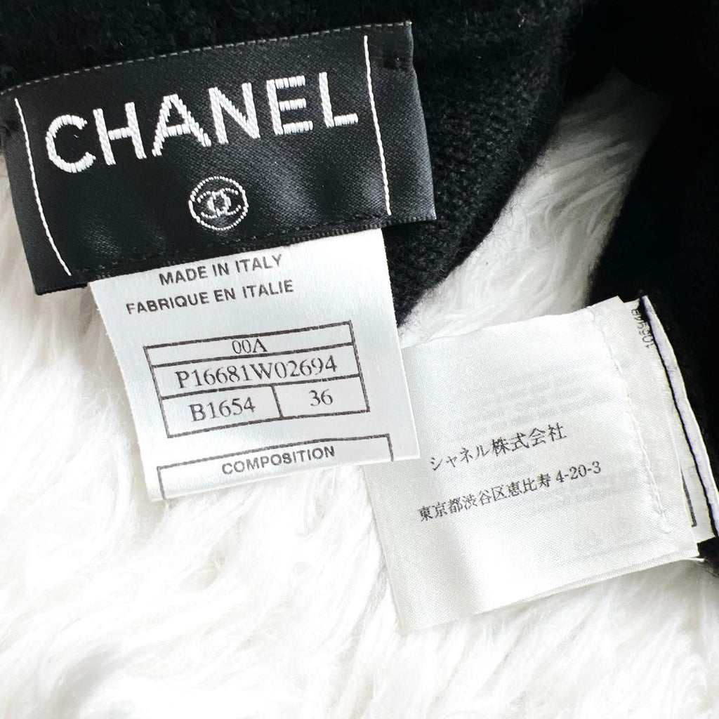 CHANEL Cashmere Long Cardigan Coat — Size 36