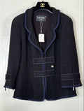 New CHANEL 17SS Little Black Jacket Size 40