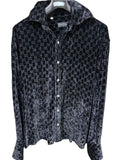 GUCCI by Tom Ford 1997AW Monogram Velvet Shirt Jacket Size L–XL