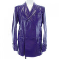 GUCCI 724050 XNATC Leather Jacket Size 44