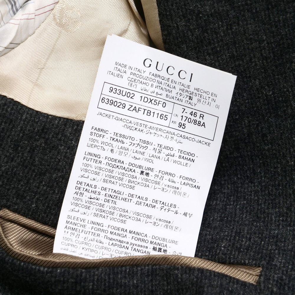 GUCCI テラードジャケット／ブレザー - サイズ7-46R