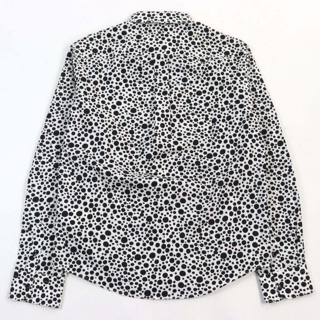 LOUIS VUITTON x Yayoi Kusama 23SS Infinity Dots Zipped Shirt White Black 1AB6I0 Size S