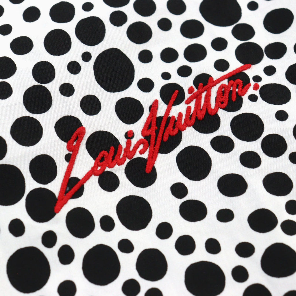 LOUIS VUITTON x Yayoi Kusama 23SS Infinity Dots Zipped Shirt White Black 1AB6I0 Size S