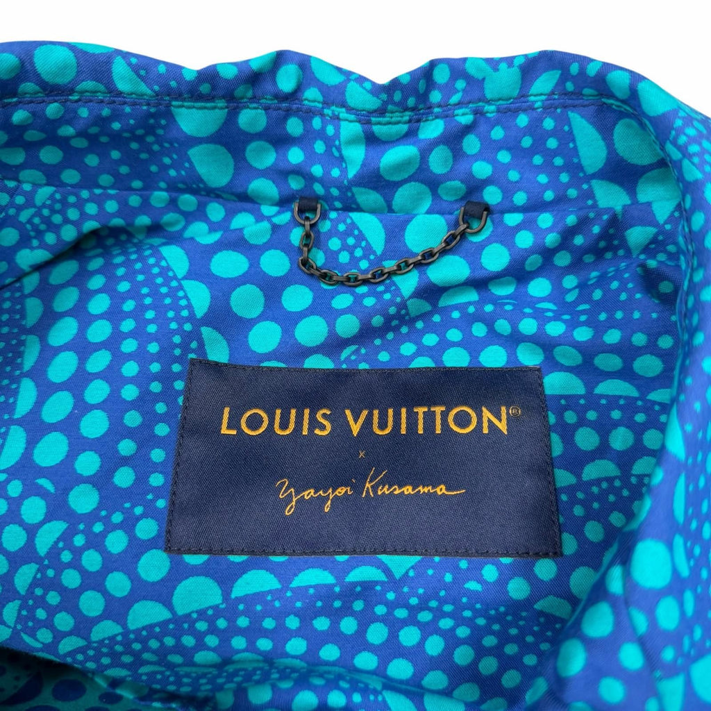 LOUIS VUITTON x Yayoi Kusama 2023 Allover Pumpkin Blouson Blue 1AB8HU Size 46