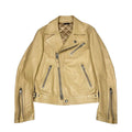 TOM FORD ICON BIKER Cowhide Leather Double Rider Jacket Size 48