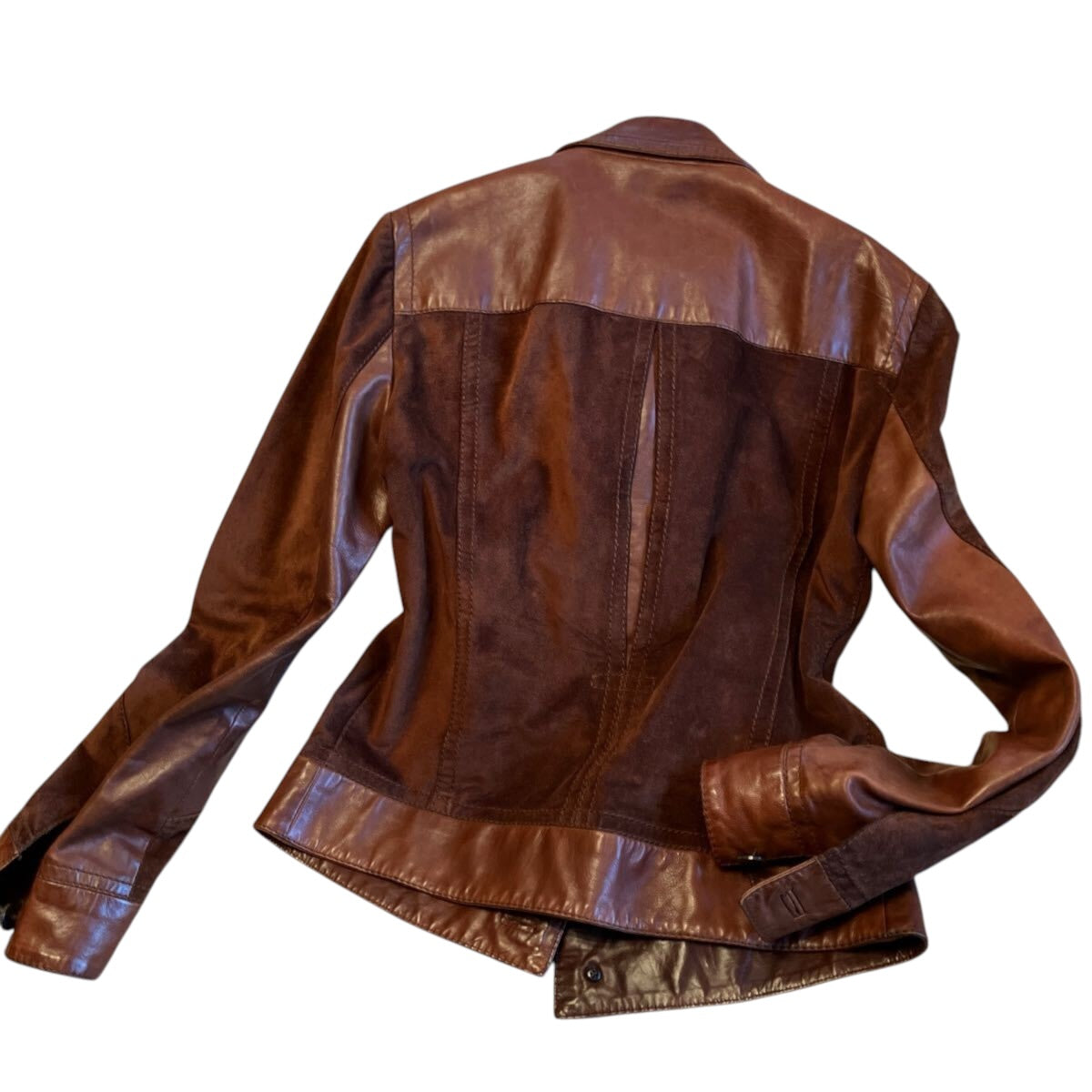 GUCCI Brown Suede Leather Blouson Jacket Size 48
