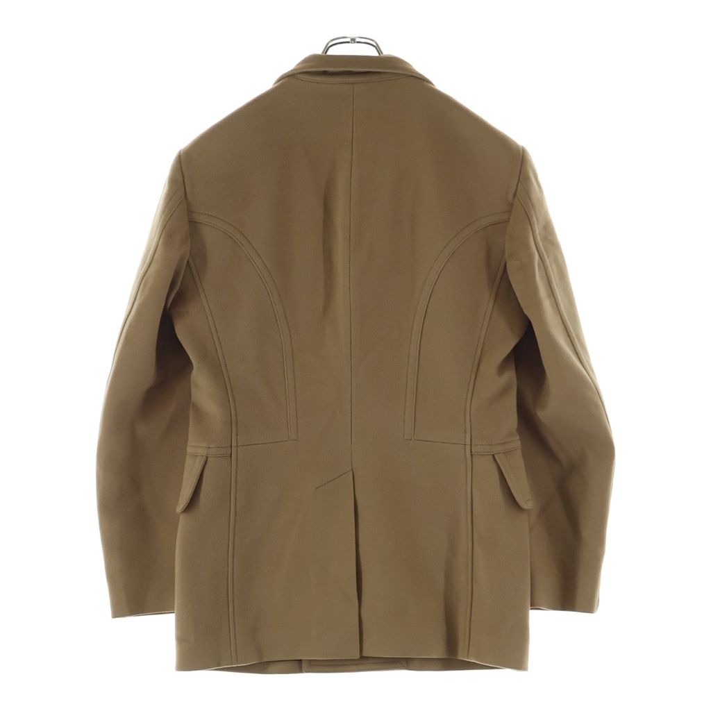 TOM FORD Camel Double-Breasted Wool Chesterfield Coat Size 46