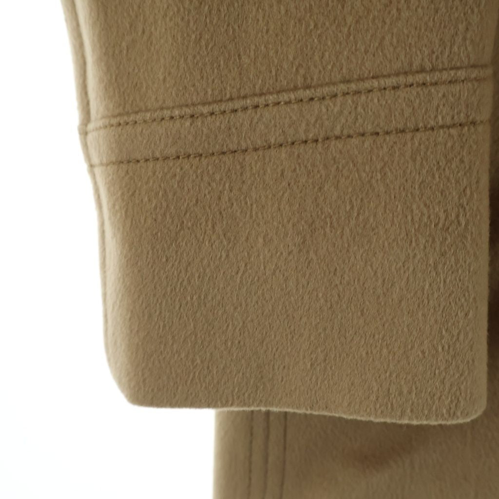 TOM FORD Camel Double-Breasted Wool Chesterfield Coat Size 46