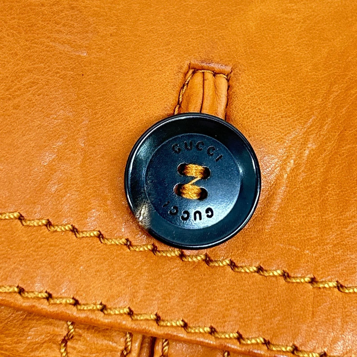 GUCCI Tom Ford-Era Orange Madonna Bomber Jacket 155710 Size 40