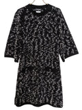 CHANEL Coco Button Wool & Cashmere Knit Dress Size 38