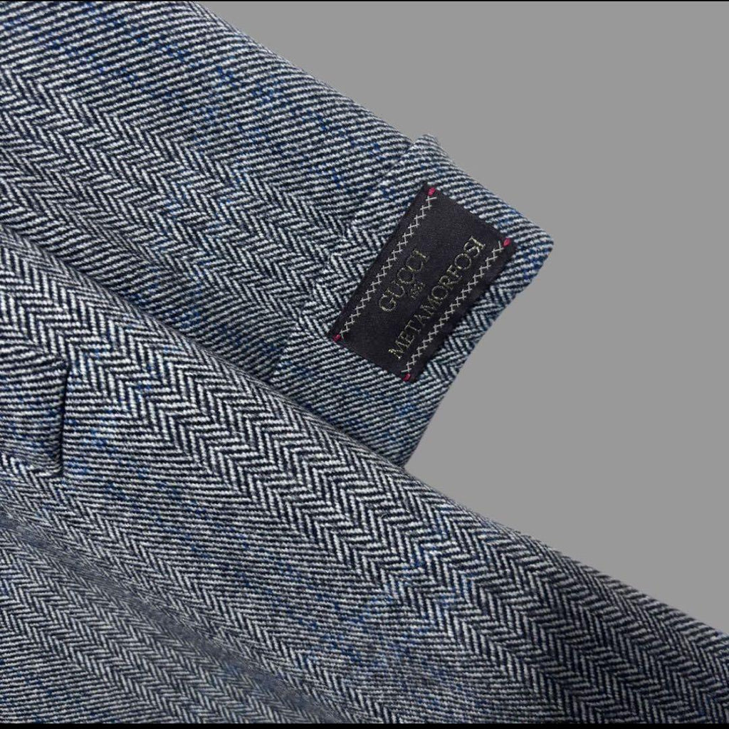 GUCCI 23AW Long Coat — Grey / Size 44