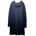 CHANEL Wool Layered A-Line Knit Dress Size 36