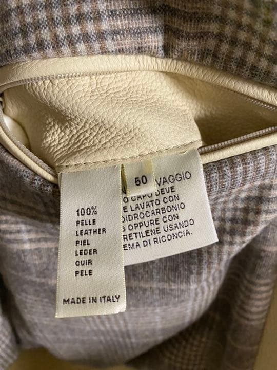 Kiton Men's Leather Jacket 50
