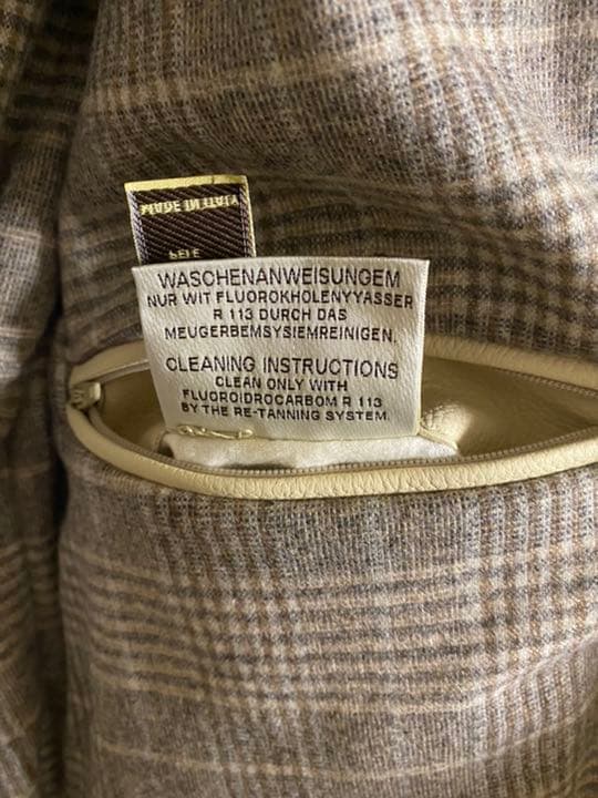 Kiton Men's Leather Jacket 50