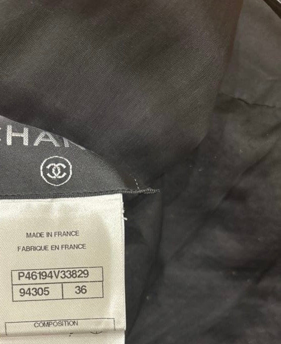 CHANEL Mesh Knit Dress