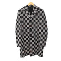 LOUIS VUITTON 21SS Distorted Damier Chester Coat — Black / Size 48