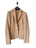 Kiton Camel Hair Blend Tailored Jacket Size 40