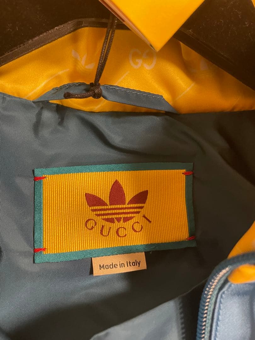 NWT GUCCI × Adidas Anorak Jacket — Size 46 (M)