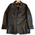 Kiton Lamb Leather Tailored Jacket Size 46