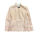 Kiton Salmon Pink Cashmere and Silk Collarless Jacket Size 42