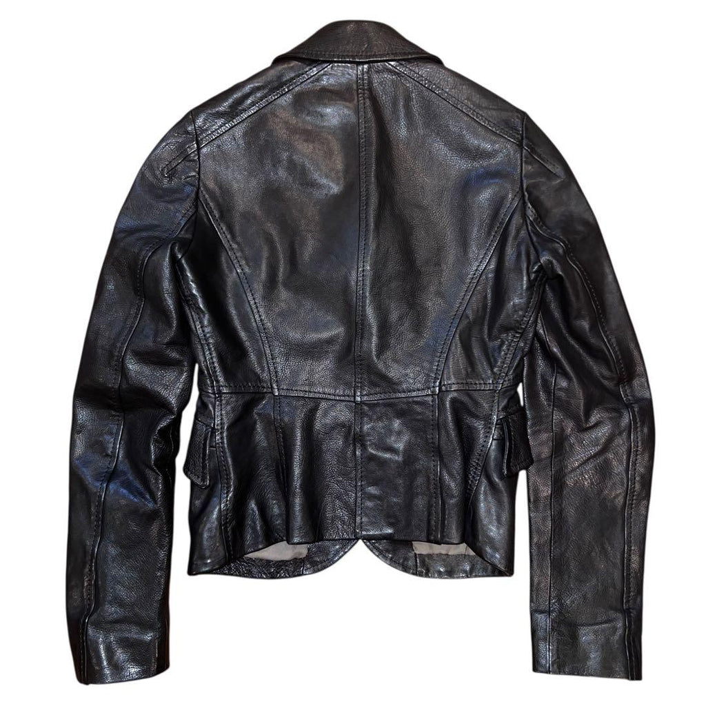 13000$ New Kiton Calf Leather Two-Button Jacket Size 38