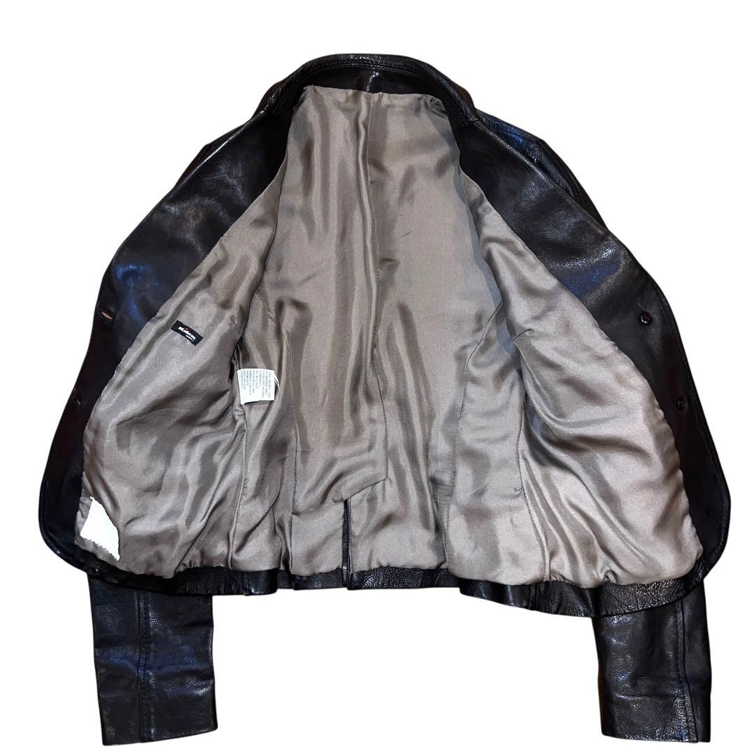 13000$ New Kiton Calf Leather Two-Button Jacket Size 38