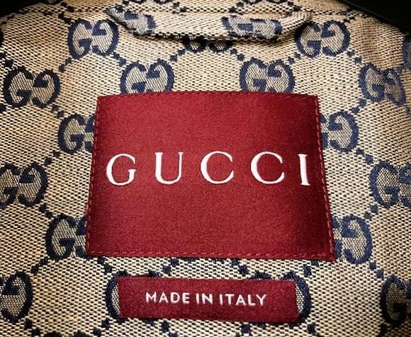 GUCCI GG Monogram-Print Four-Pocket Linen-Blend Jacket — Size 48