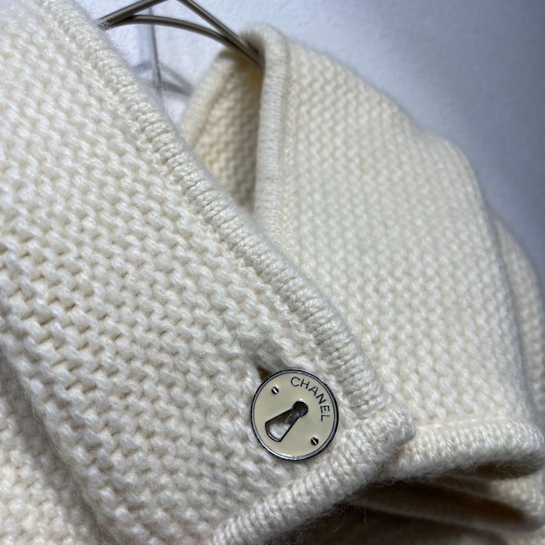 CHANEL 2007 Cashmere Mohair Sailor Knit Jacket — Size 36