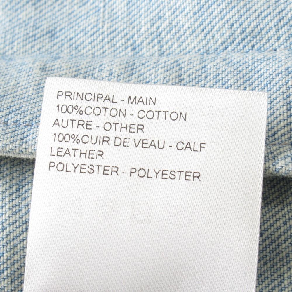Louis Vuitton Damier Multicolor Denim Trucker Jacket Size 50