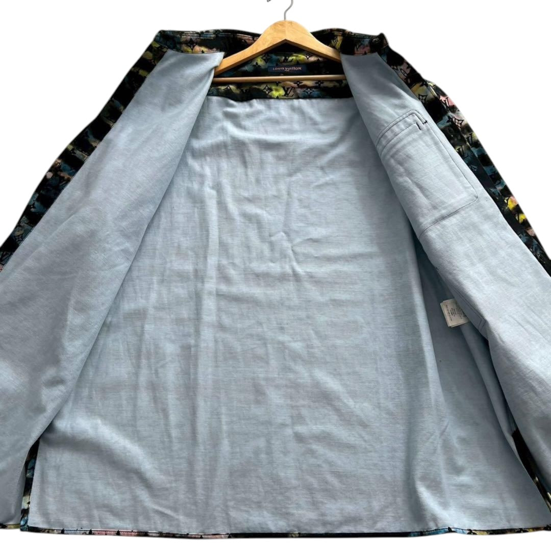 Louis Vuitton Tie-Dye Denim Jacket with Tags 5L