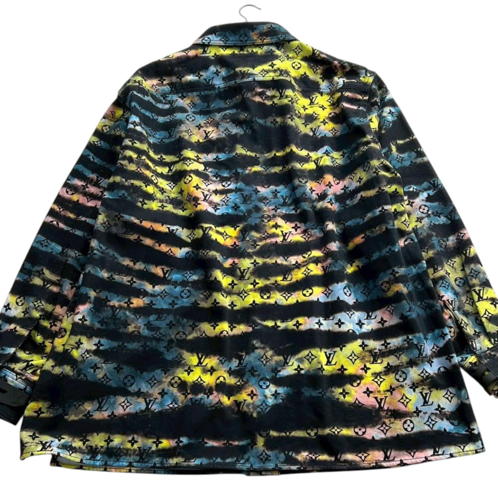 Louis Vuitton Tie-Dye Denim Jacket with Tags 5L