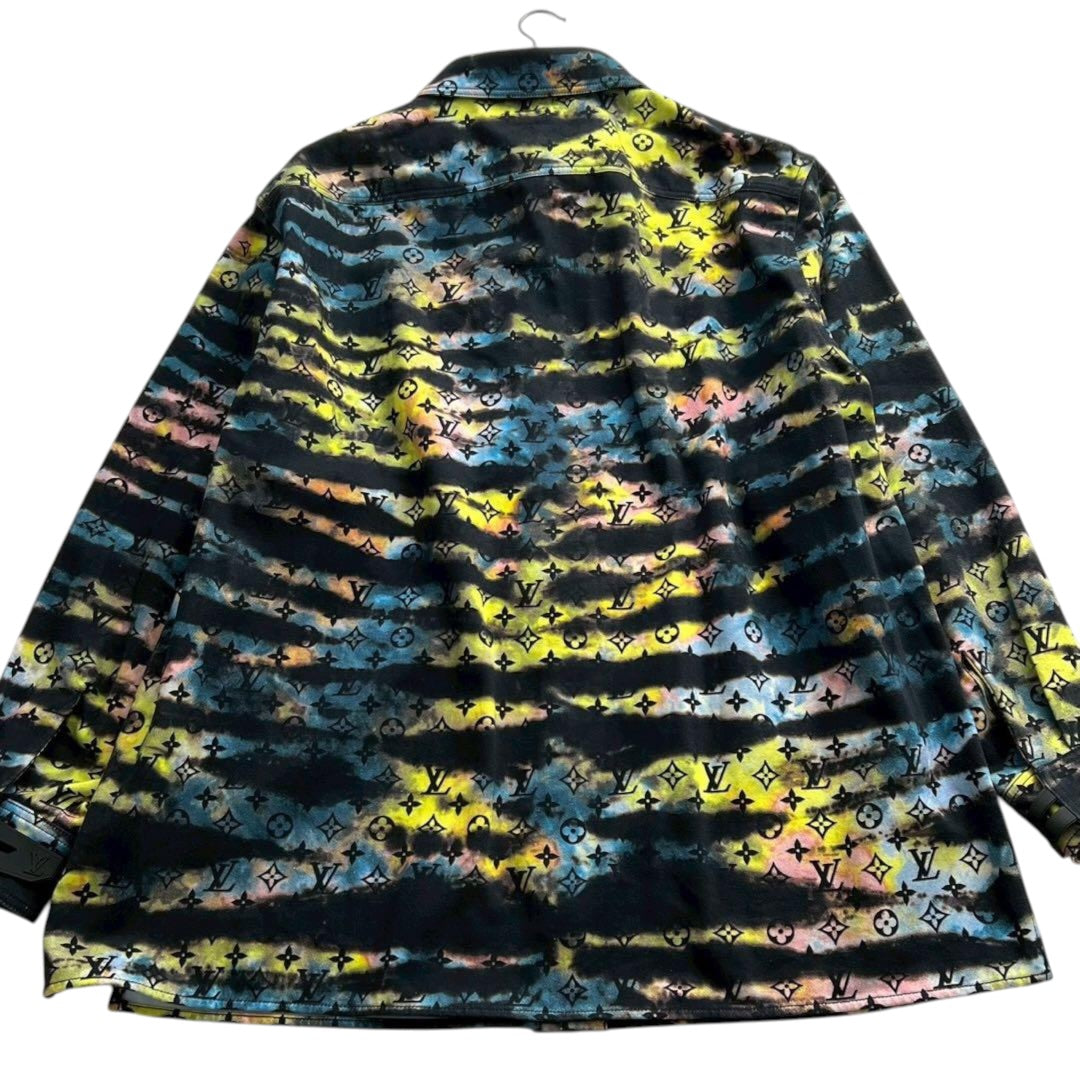 Louis Vuitton Tie-Dye Denim Jacket with Tags 5L
