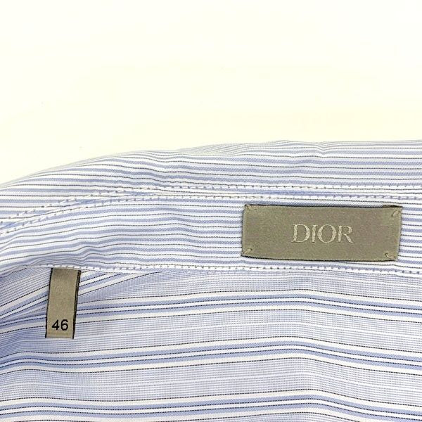 Christian Dior ストライプジップブルゾン — サイズ46 (M)