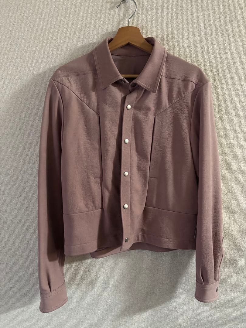 NWT Rick Owens 24SS Alice Strobe レザージャケット — サイズS (RP01D2718-LCK)