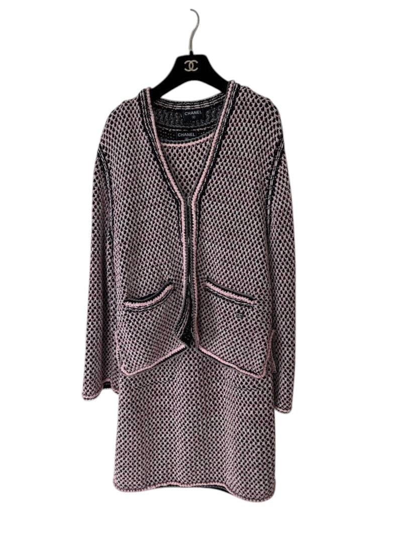 CHANEL Jacket Cardigan  and Dress Set Size 42