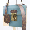 LOUIS VUITTON Vernis Epi Monogram Spring Street PM Blue M90373