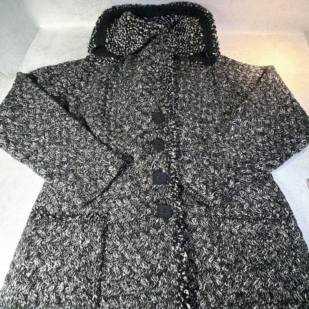 CHANEL Cashmere Blend Outer Jacket Size 38
