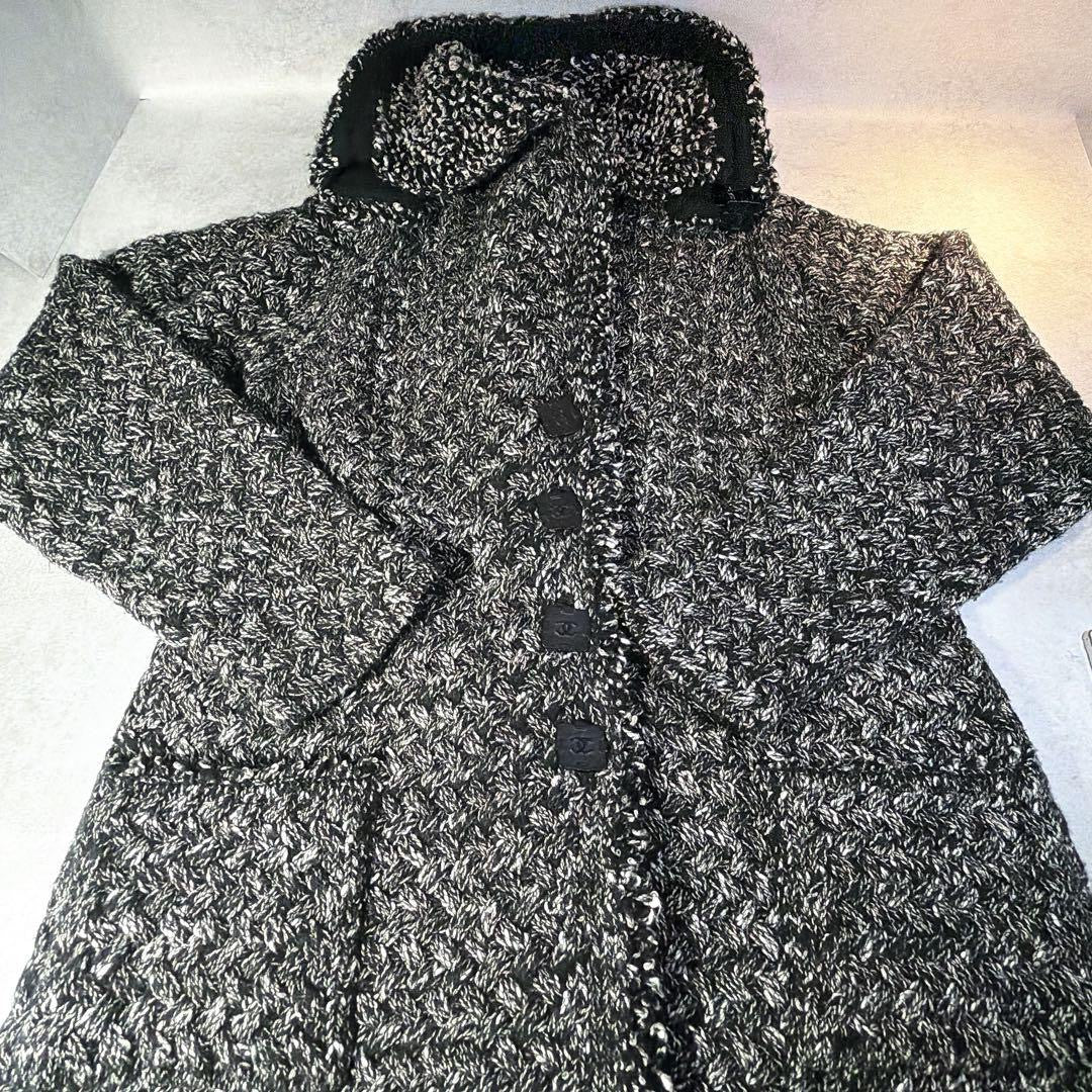 CHANEL Cashmere Blend Outer Jacket Size 38